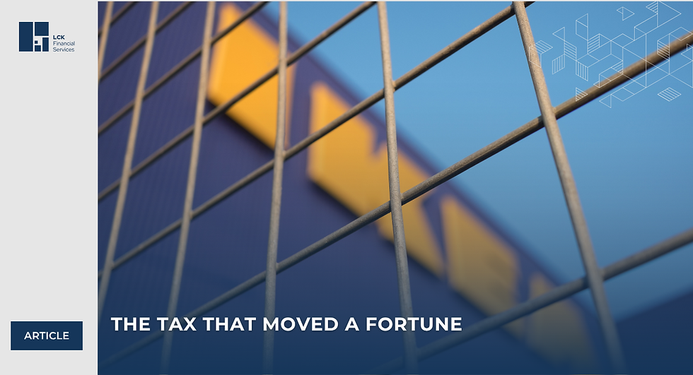 The Tax That Moved a Fortune