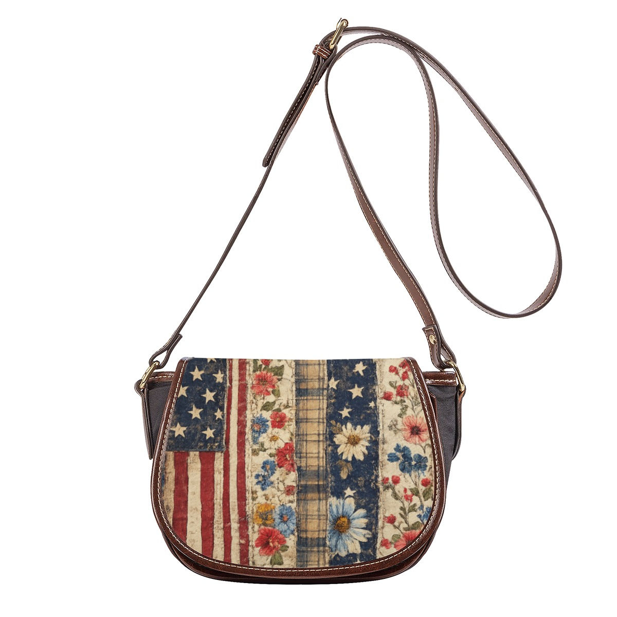 Front of the Freedom Ride Saddlebag from the Down South Collection.