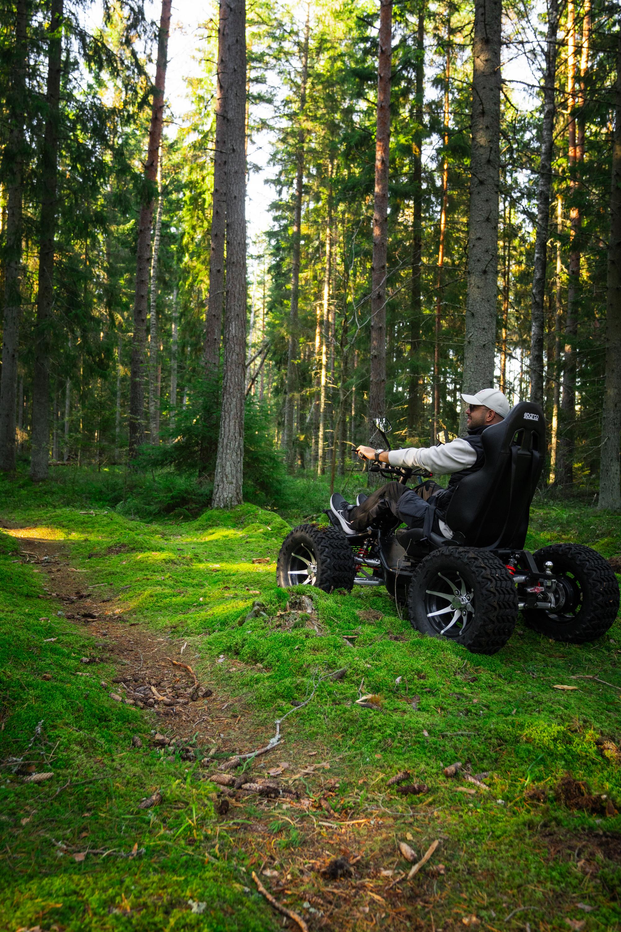 Off-Road Electric Wheelchair That Works: Trax Rover XC for Fall Utility