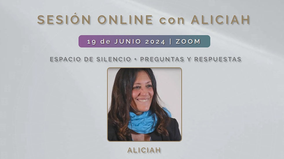Encuentro ONLINE con Aliciah