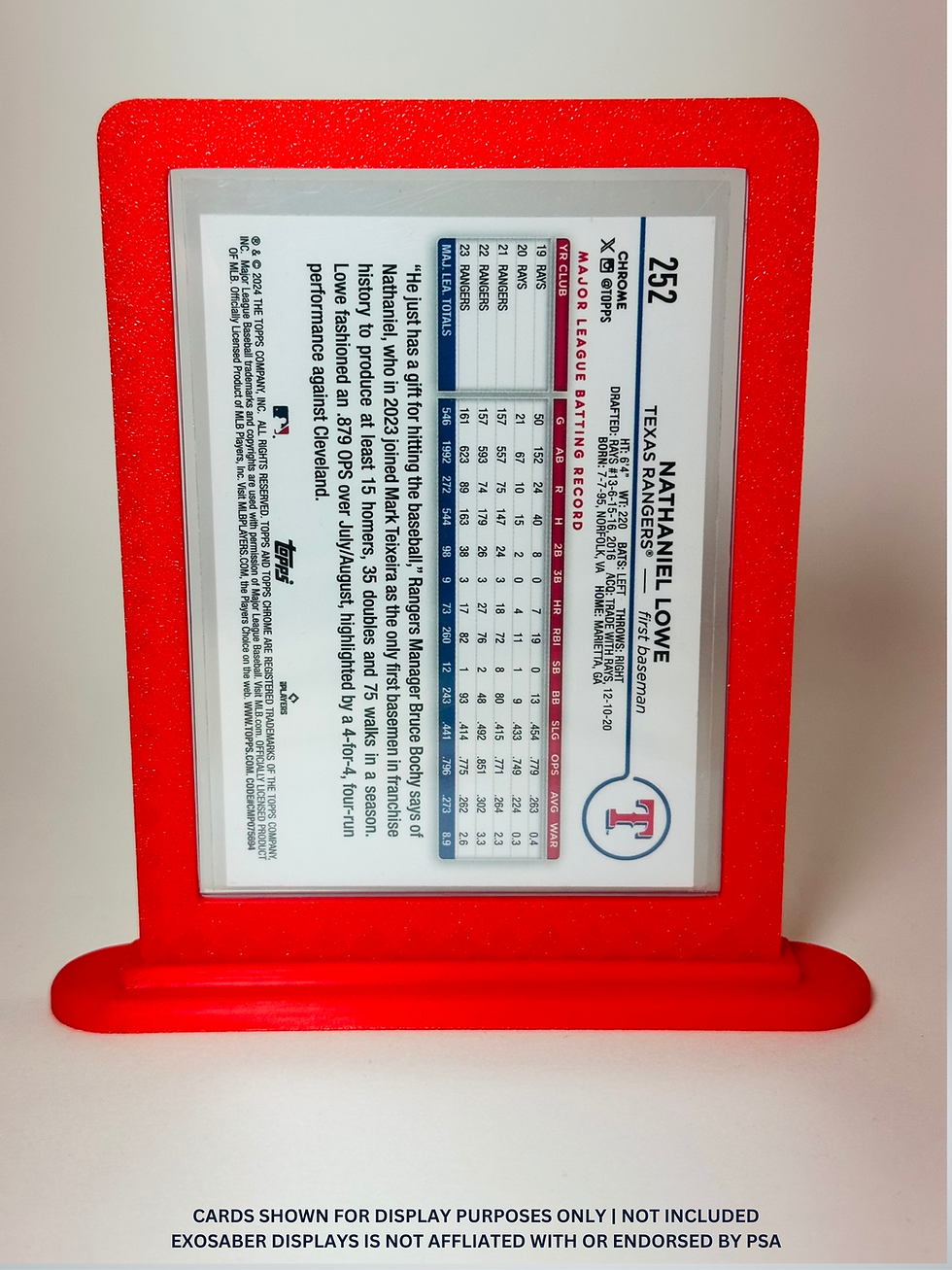 Thumbnail: Toploader Card Display Frame and Stand (BCW 3x4 Toploaders)