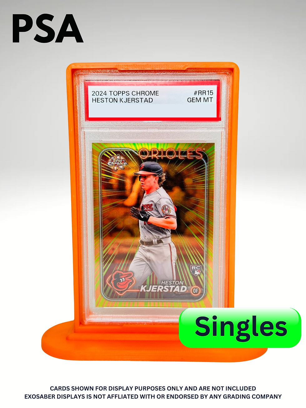 PSA Graded Card Display Frame and Stand