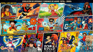 La evolución de los openings y endings en el anime