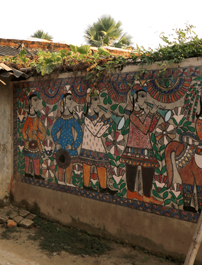 Reimagining Cultural Community Engagement - Madhubani painting