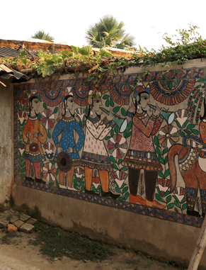 Reimagining Cultural Community Engagement - Madhubani painting
