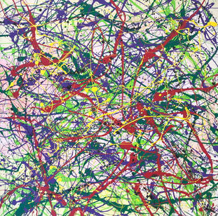 Jackson Pollock in colour