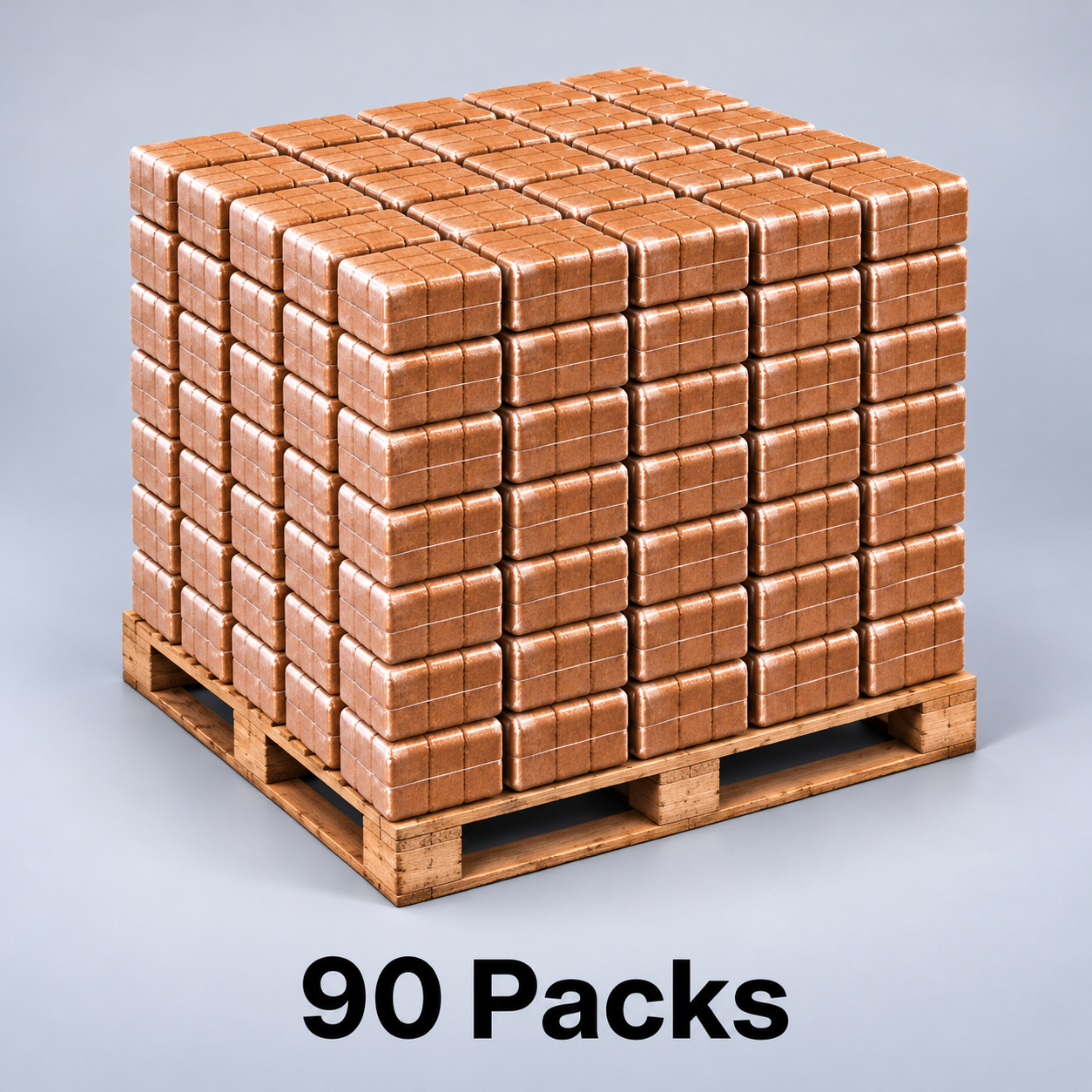 Full Pallet — 90 Packs of firewood briquettes
