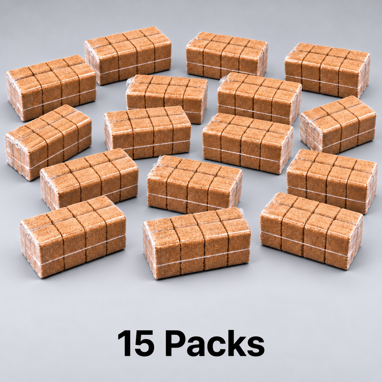 15 Packs of firewood briquettes
