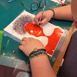 Maxine, un stage de 3e et une édition en sérigraphie