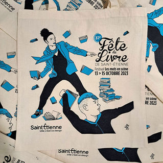 Les tote-bags Deloupy, Fête du Livre