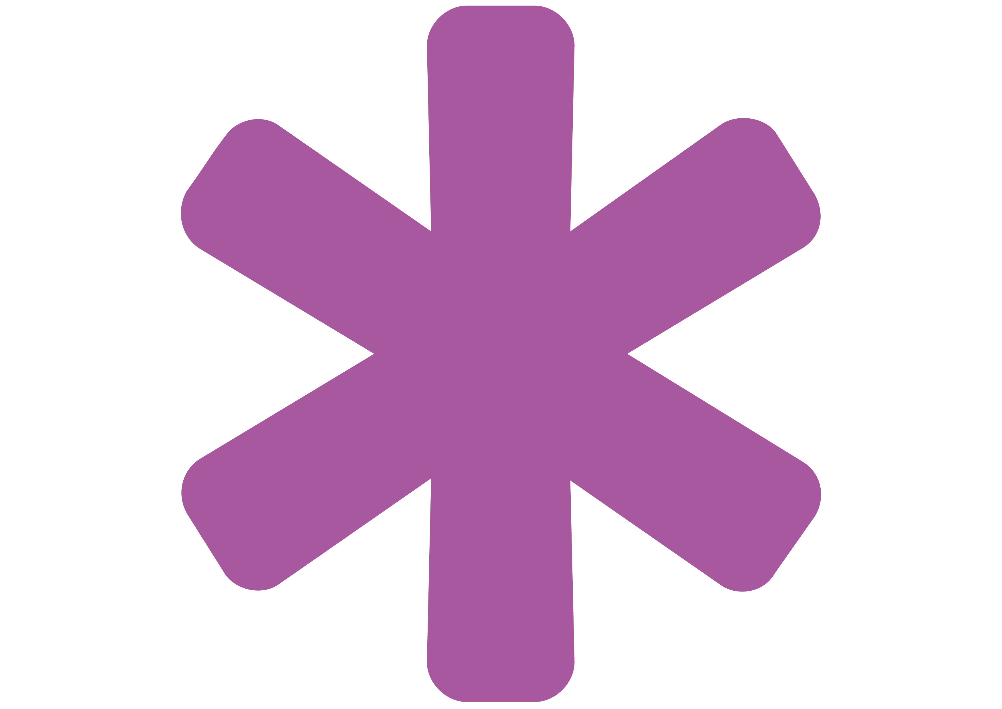 Purple Asterisk
