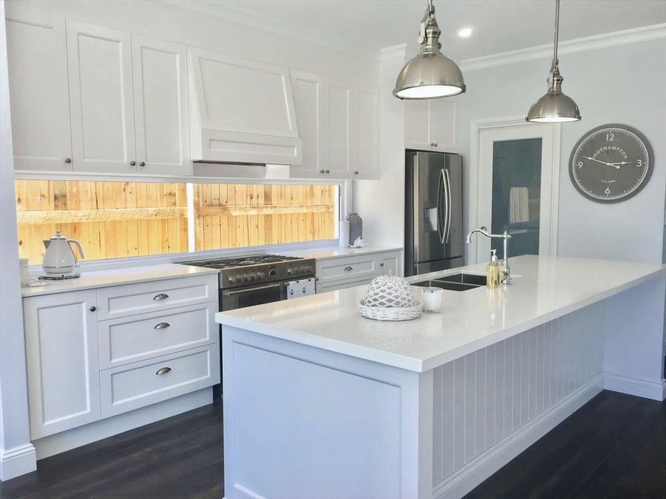 Modern kitchen in custom built home