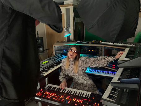 Keyboard heaven photoshoot