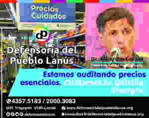 La Defensoría del Pueblo Lanús auditará el programa Precios Esenciales