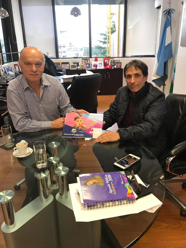 El Dr. Alejandro Gorrini entregó el Informe Anual 2018/2019 al Sr. Intendente de Lanús Nestor Grindetti