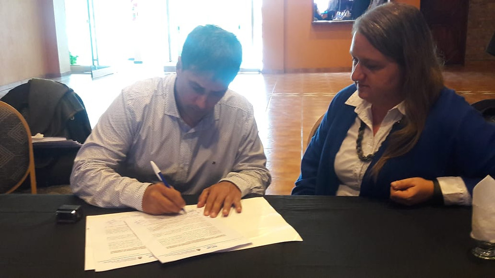 Gorrini firmó un convenio de colaboración con el Ministerio del Interior a través del INCaP