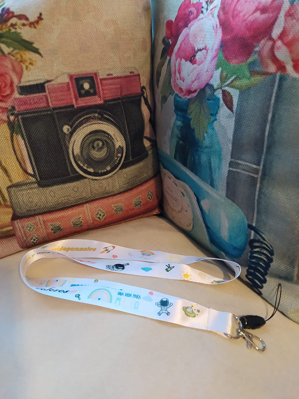 Miniatura: Cinta lanyard UNA VIDA PARA MATEO