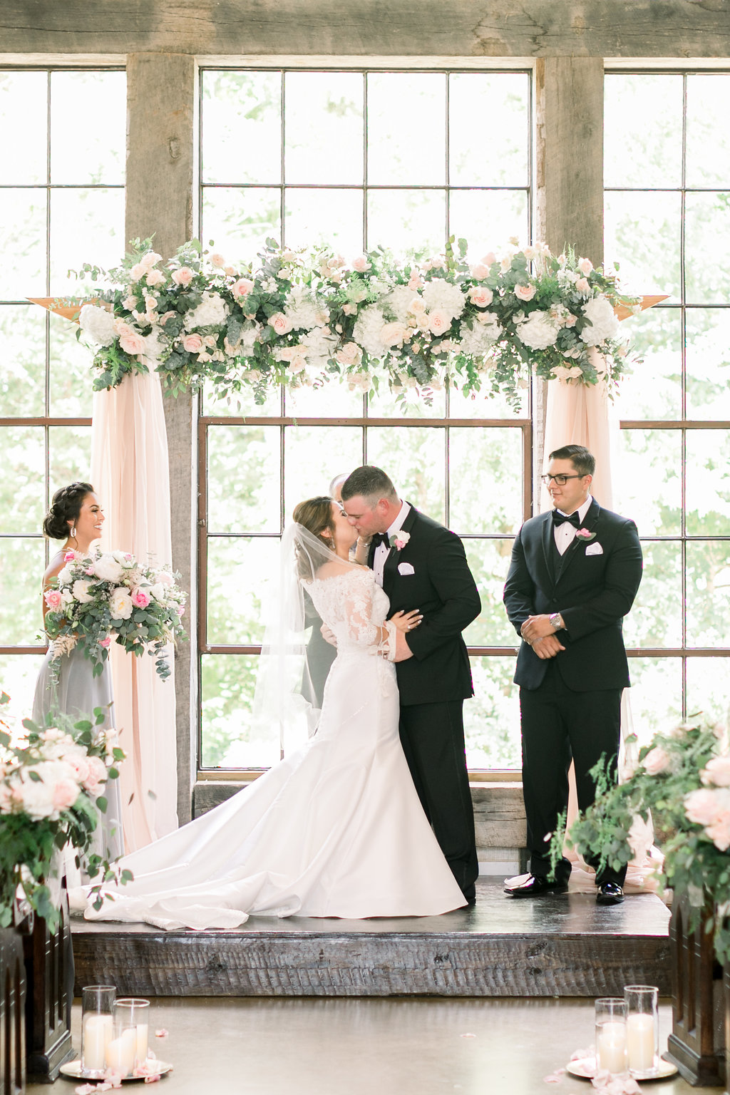 elemental floral events/houston/wedding ceremony flowers