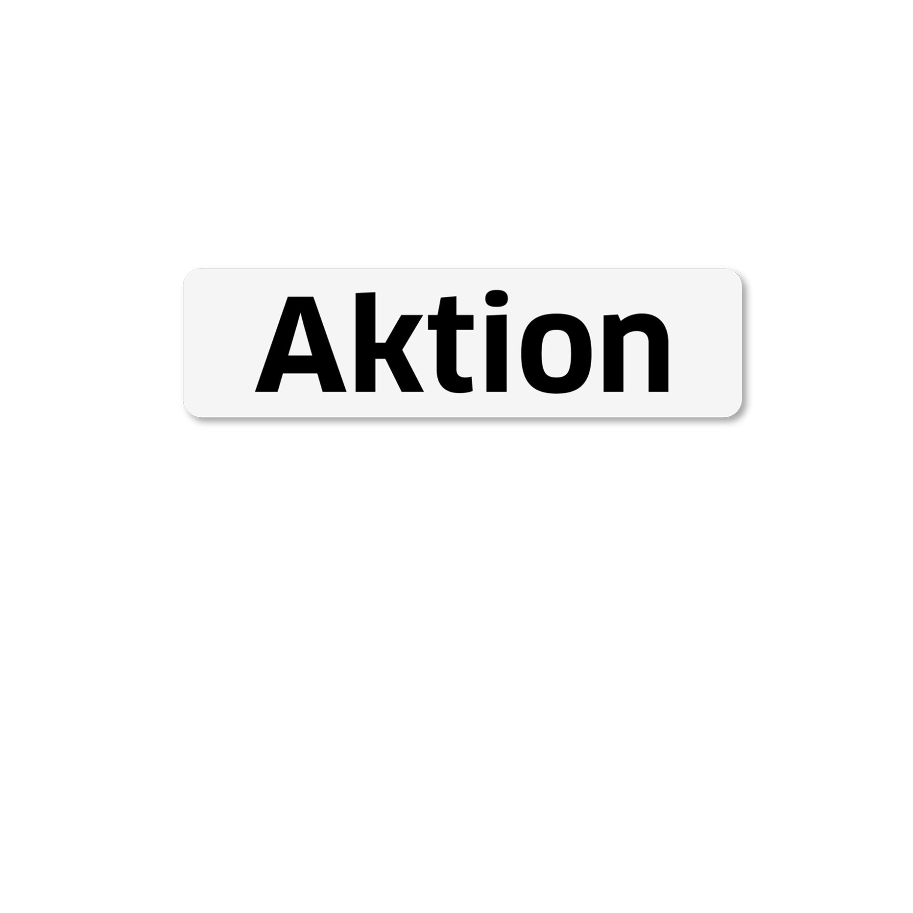 Werbeschild vorne 5er Set