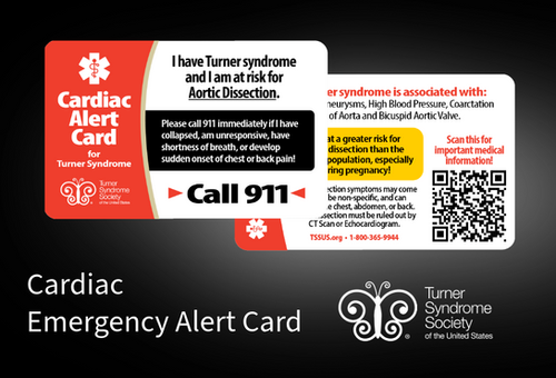 健康・医学 Experimental Slips and Human Error Cardiac Emergency Alert Card | Turner Syndrome