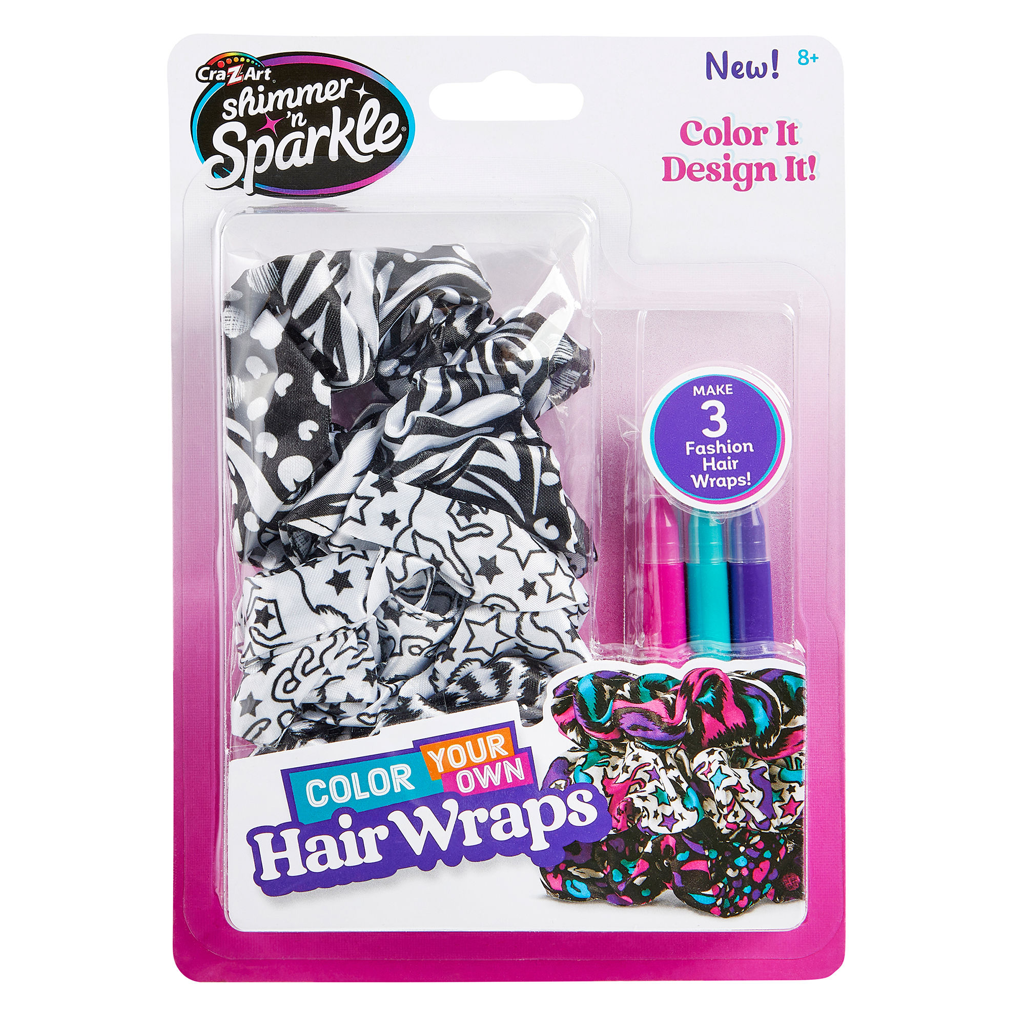Shimmer N Sparkle Color Your Own Hair Wraps