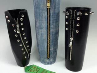 Zipper Girls Vase Trio