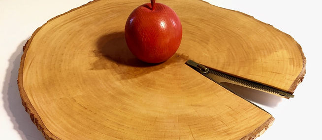 Birch Wood Zipper Platter