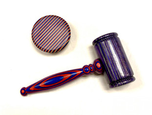Handmade Wood Gavel and Block