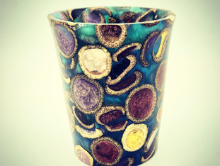Acorn and Resin Vase