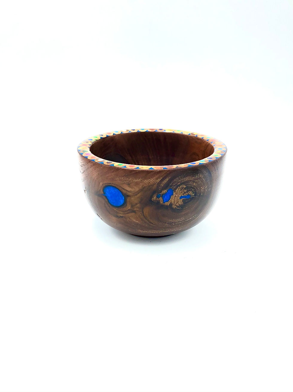 Walnut Colored Pencil Bowl