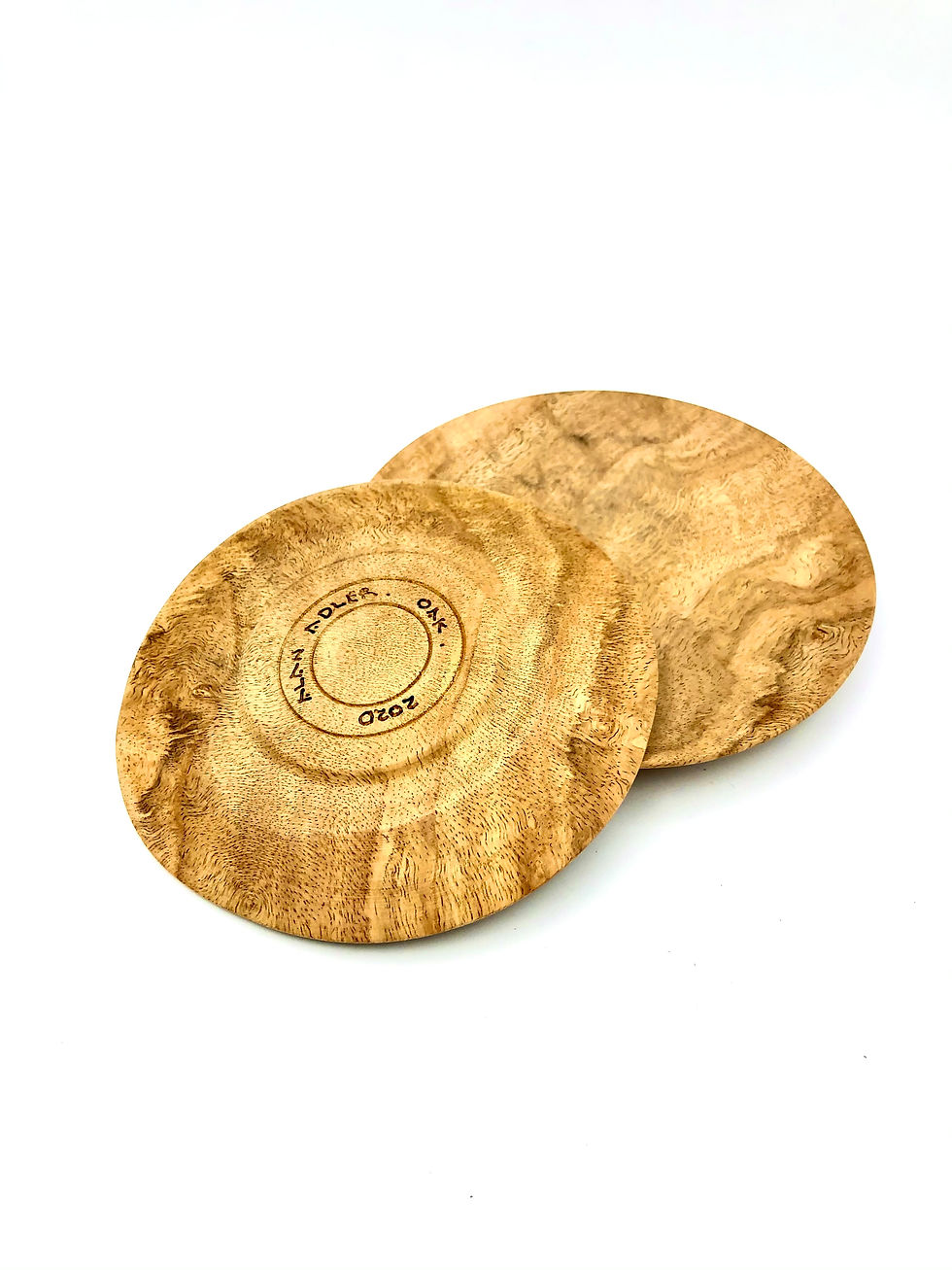 Thumbnail: Set of Oak Burl Dishes