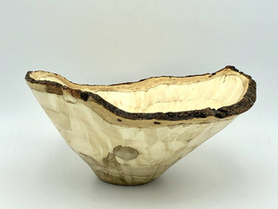 Natural Edge Oak Bowl