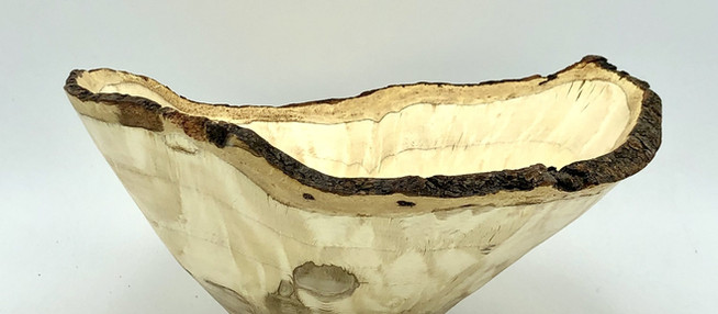 Natural Edge Oak Bowl