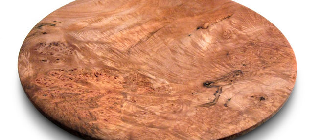 Stunning Maple Burl Platter