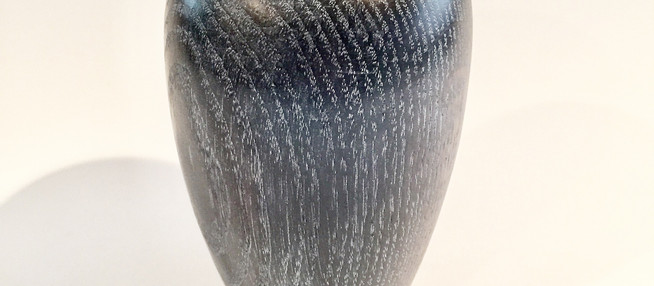 Black and White Oak Vase