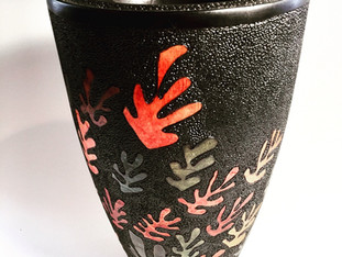 Inspired Falling Leaves Vase