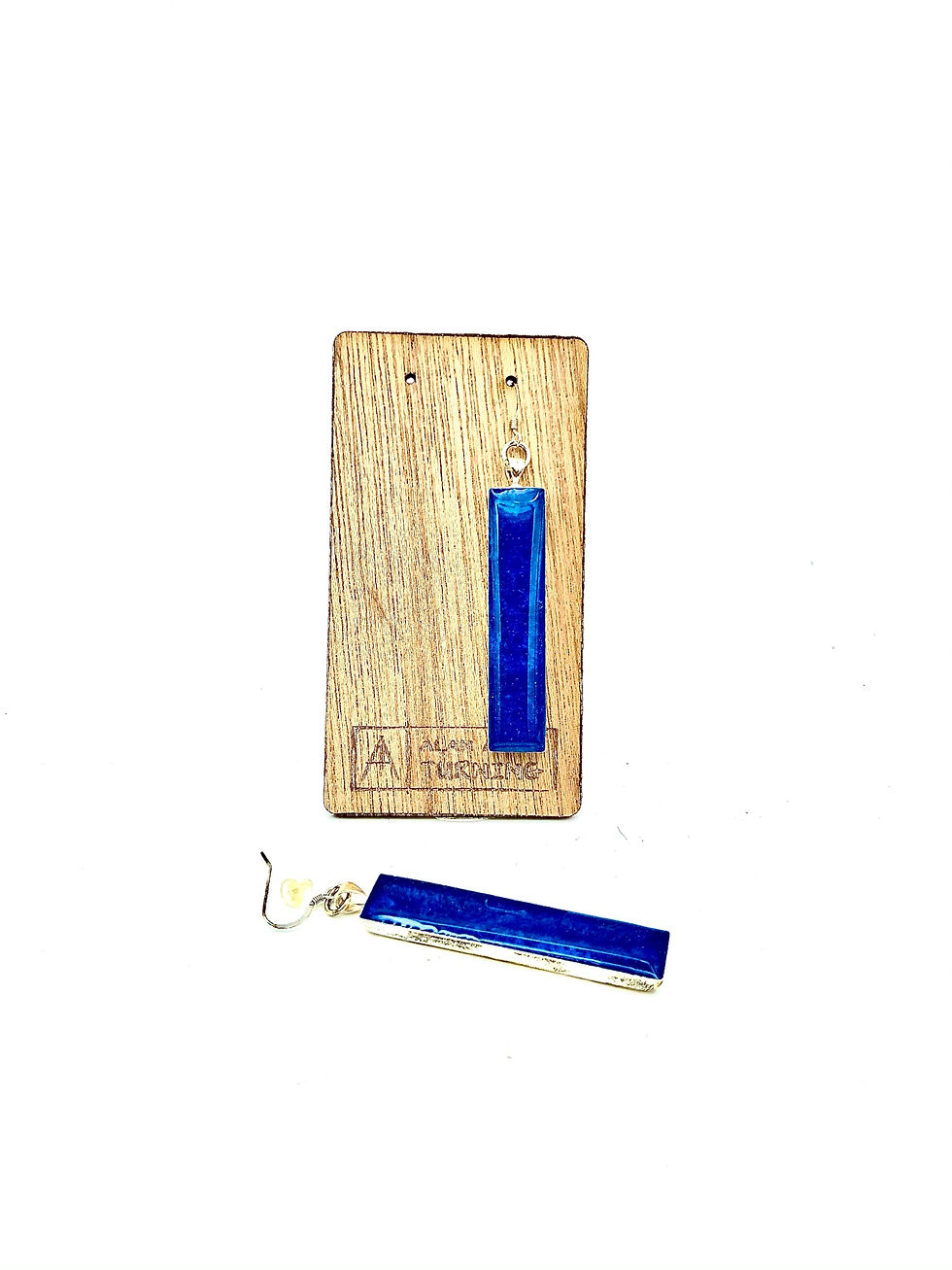 Thumbnail: Ultra Marine Resin Earrings
