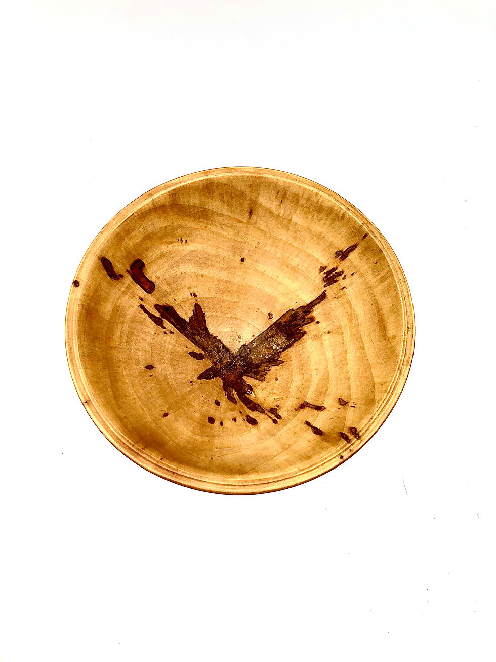 Eagle Image Maple Bowl
