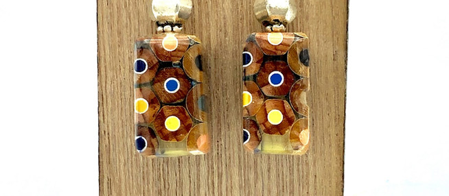 Colored Pencil Earring