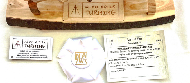 Award for Bent Wood Bracelets