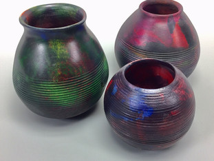 Pottery Shape Wooden Bowls