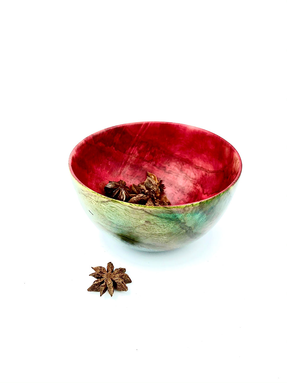 Oak Burl Spice Bowl