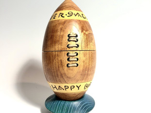 Wood Football Box