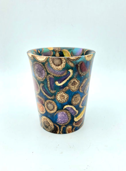 Acorn and Resin Vase