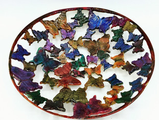 Carved Butterfly Bowl