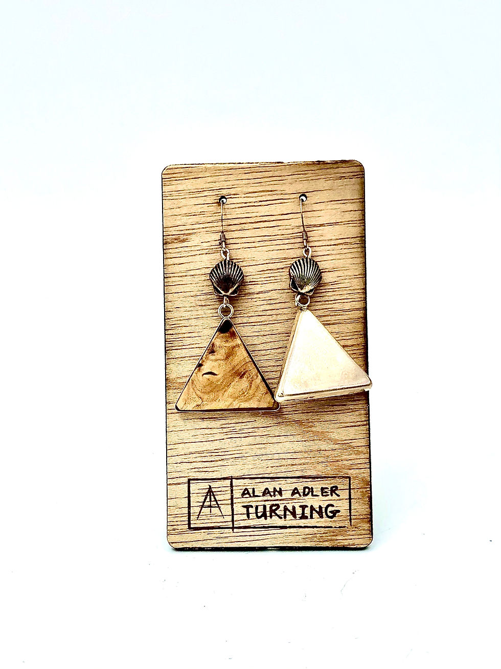 Thumbnail: Triangle Shape Colored Pencil Earrings