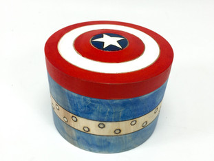 Captain America Wood Box
