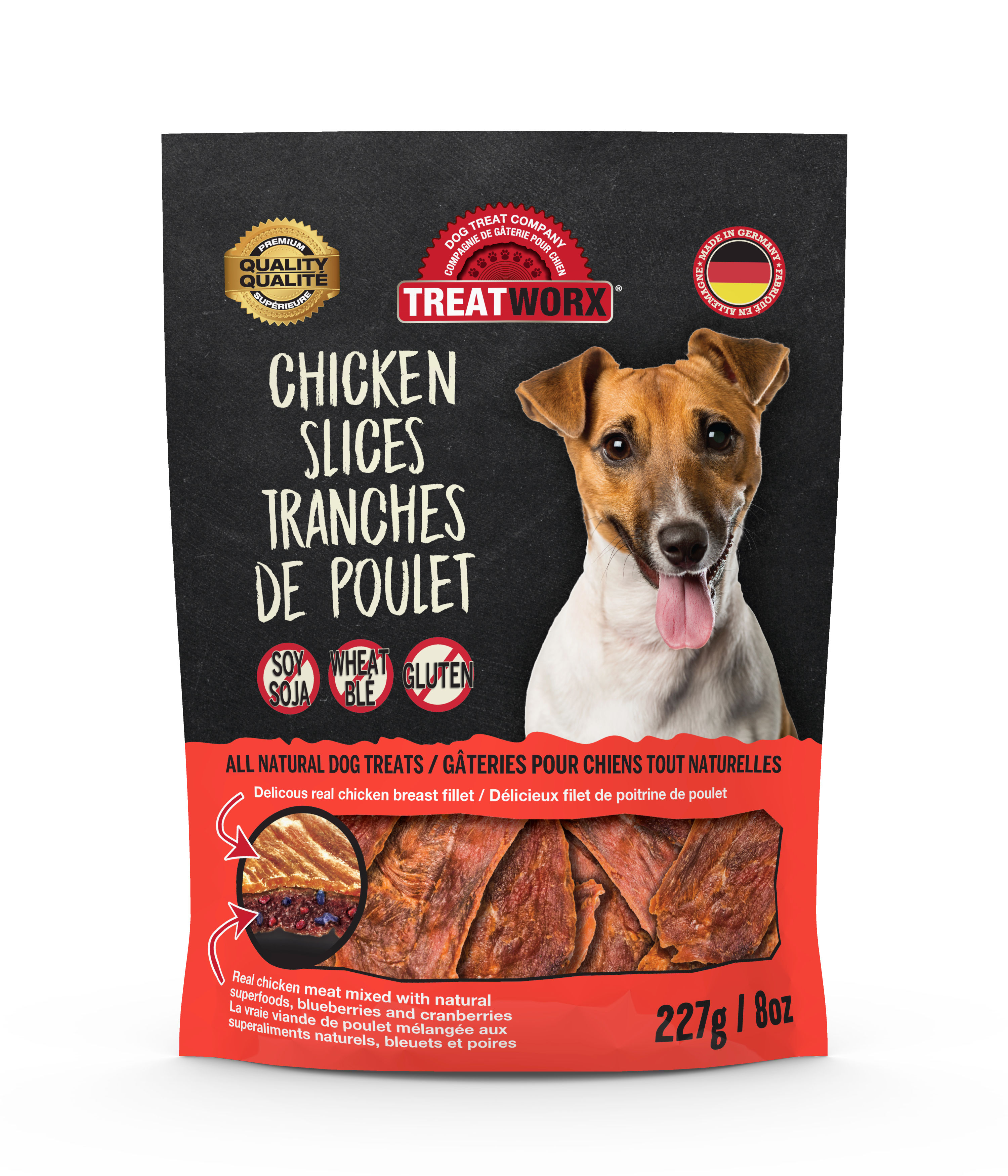 Treatworx Chicken Slices 227g