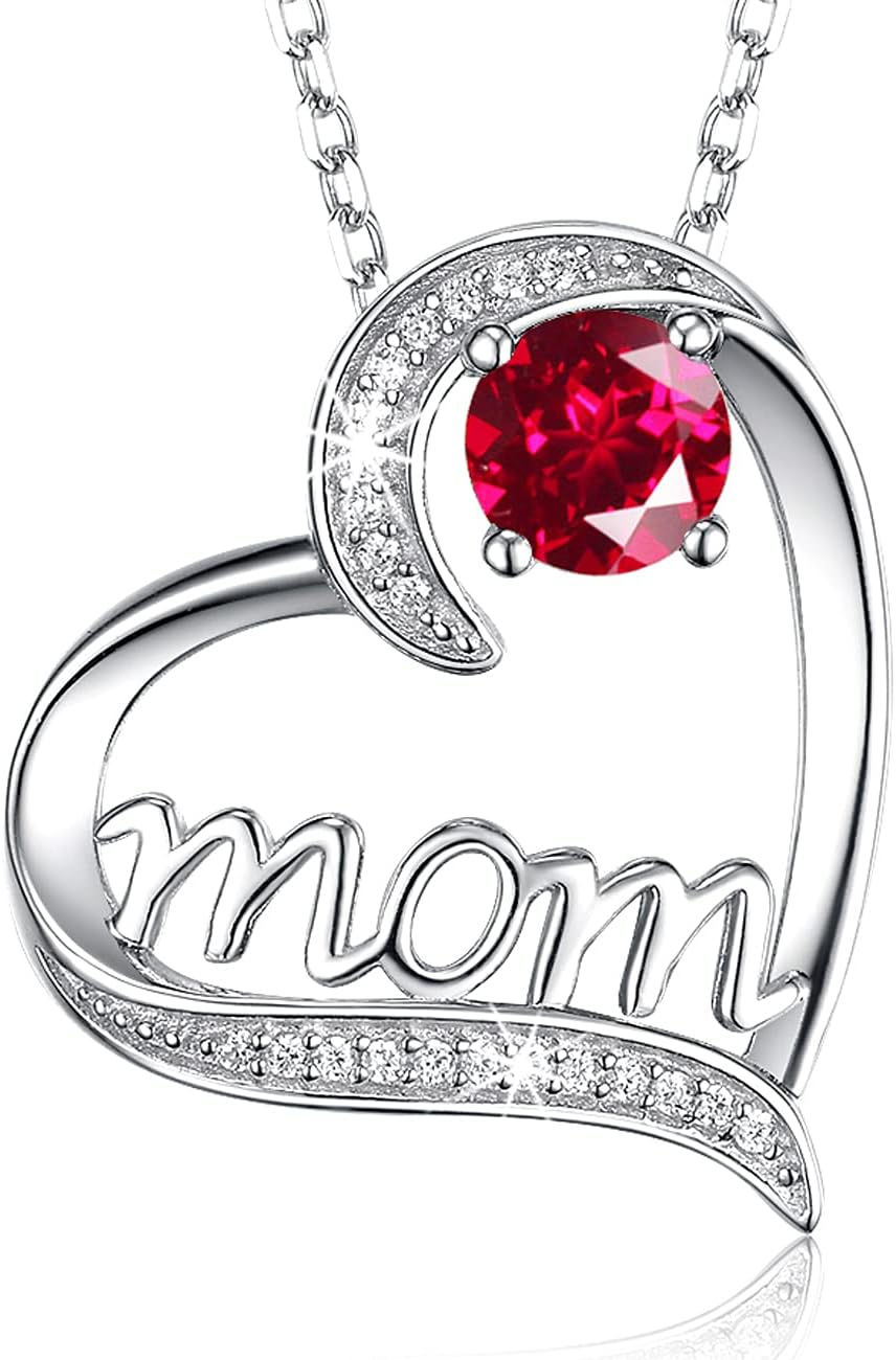 Dorella Birthday Gifts for Women 925 Sterling Silver April May Birthstones Neck