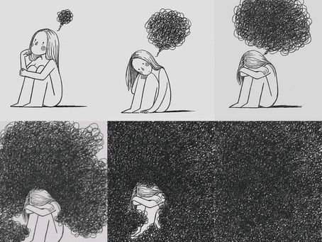 Overthinking consumes you alive... 